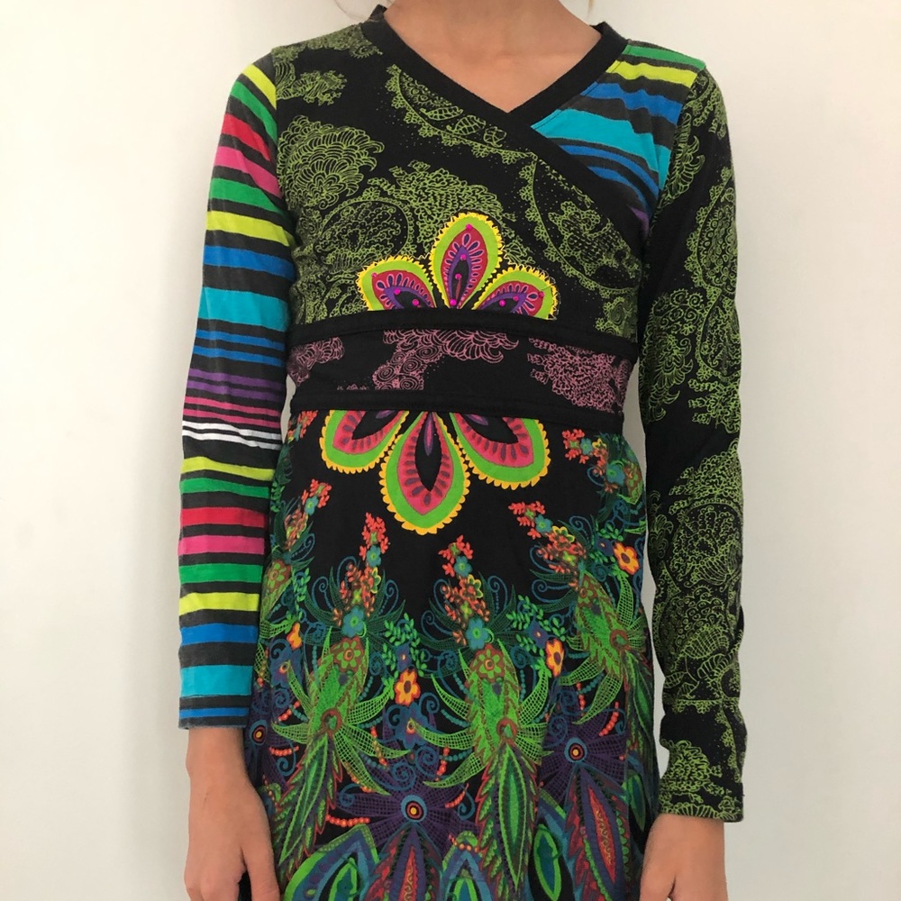 Colourful dress
